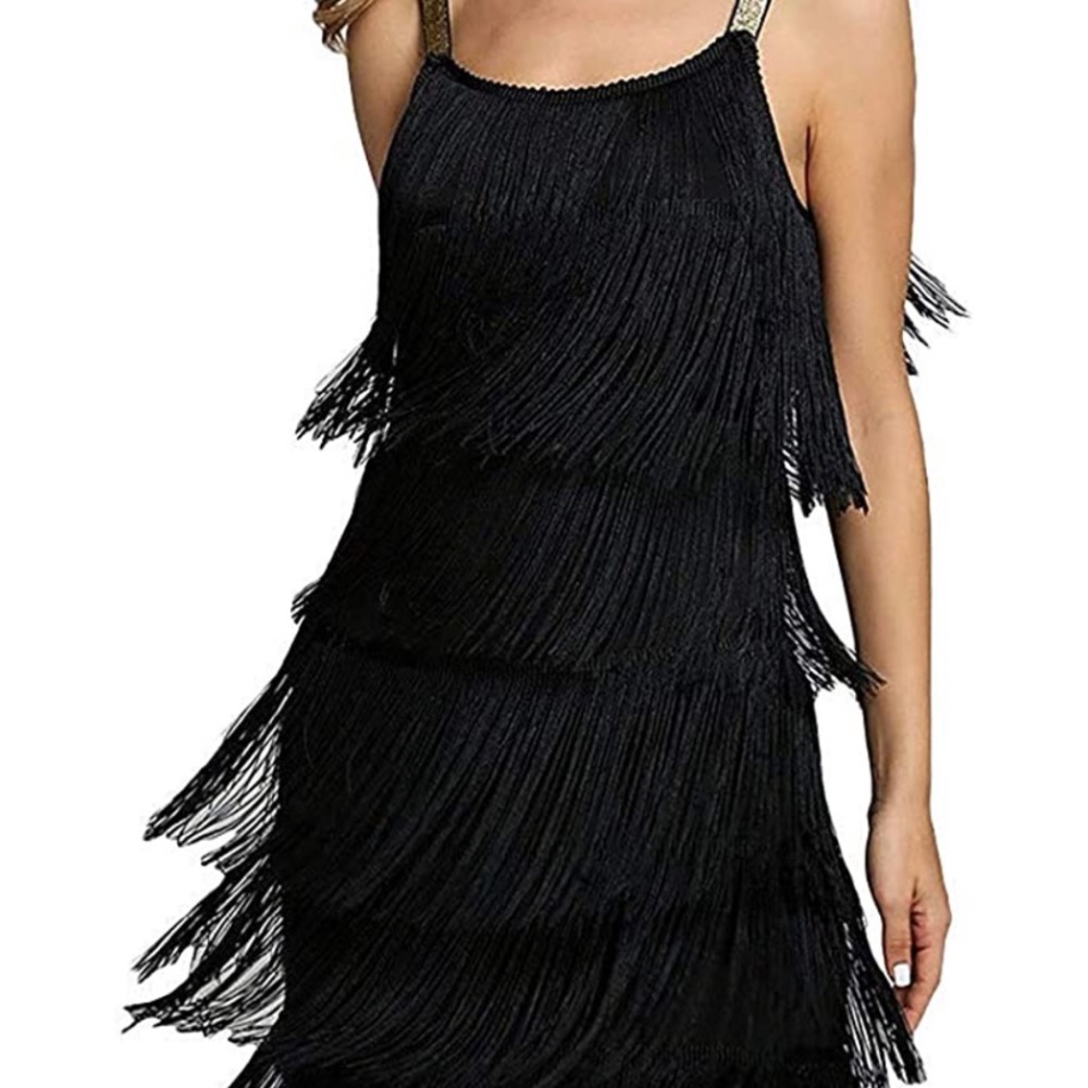 Flapper Fringe Dress & Headband